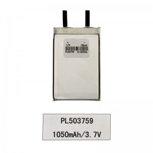 3,7 V lithium-ion-lipopolymeer 1050 mAh digitale productbatterij